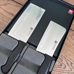 NWT! ZWILLING J.A.Hanckels 7" Chinese Chef's Knife + 6" Meat Cleaver Set